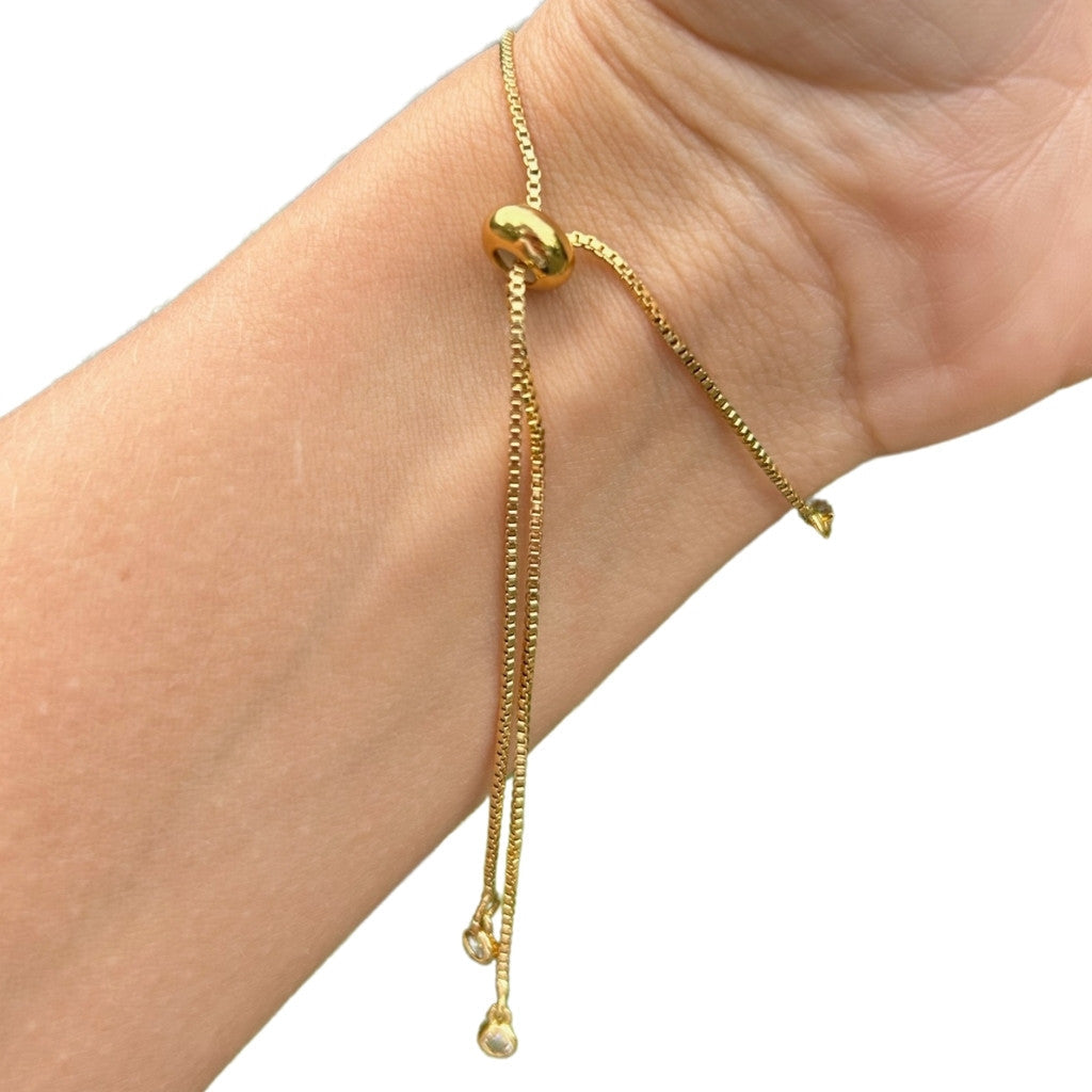 Edelsteen armband maansteen verstelbaar