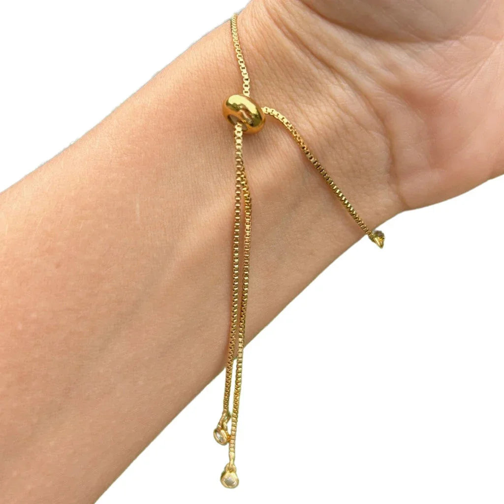 Edelsteen armband maansteen verstelbaar
