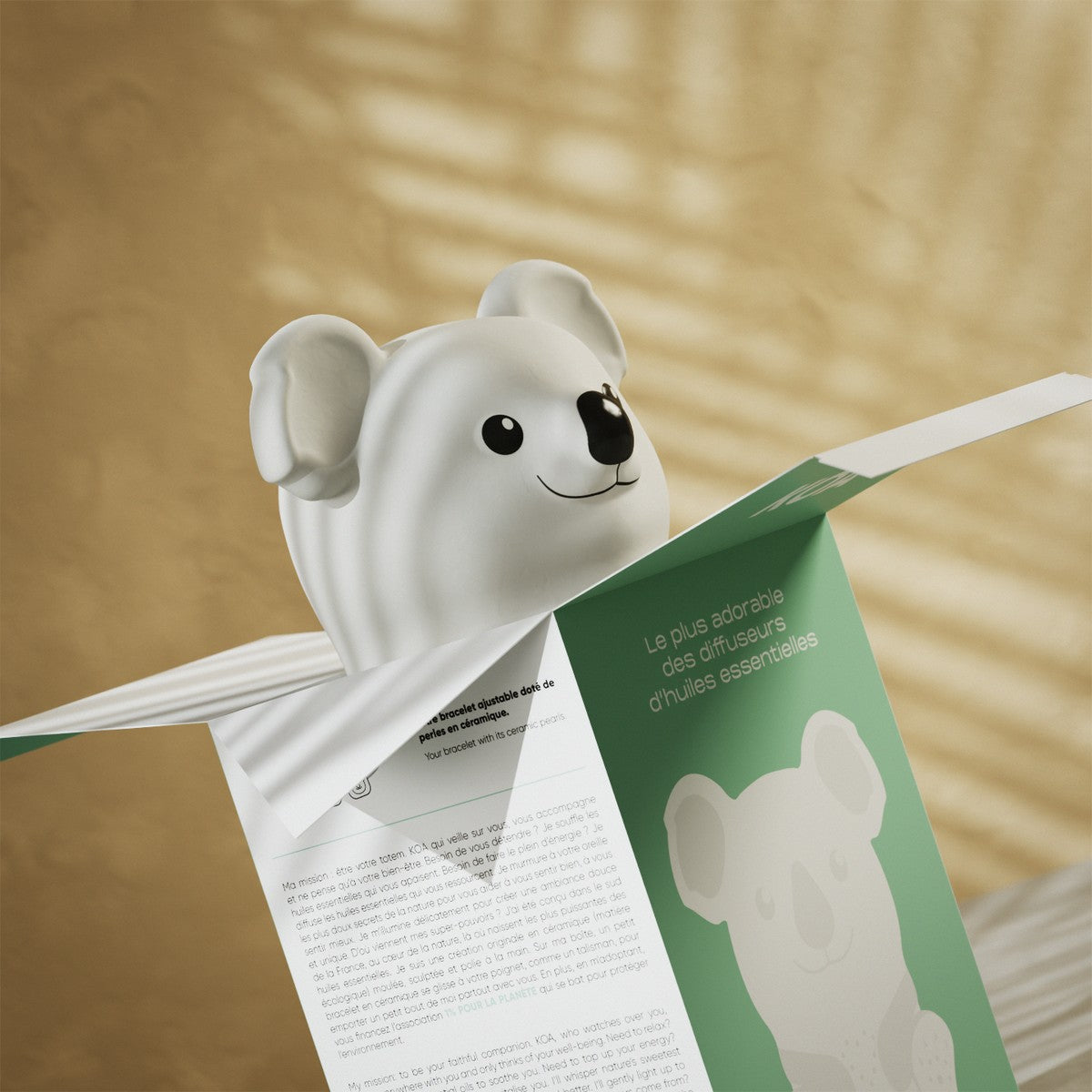 Diffuser ultrasonic Koala animalia 80 ml - Innobiz - wit