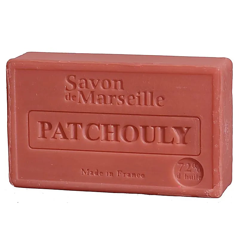 Natuurlijke zeep patchouli - Savon de Marseille - rood