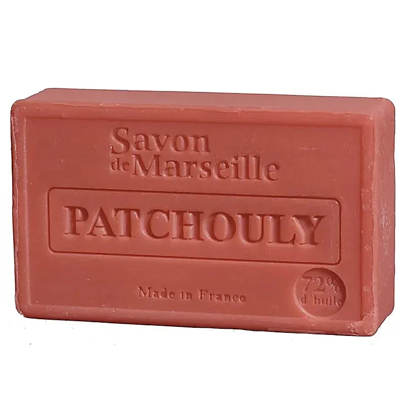 Natuurlijke zeep patchouli - Savon de Marseille - rood