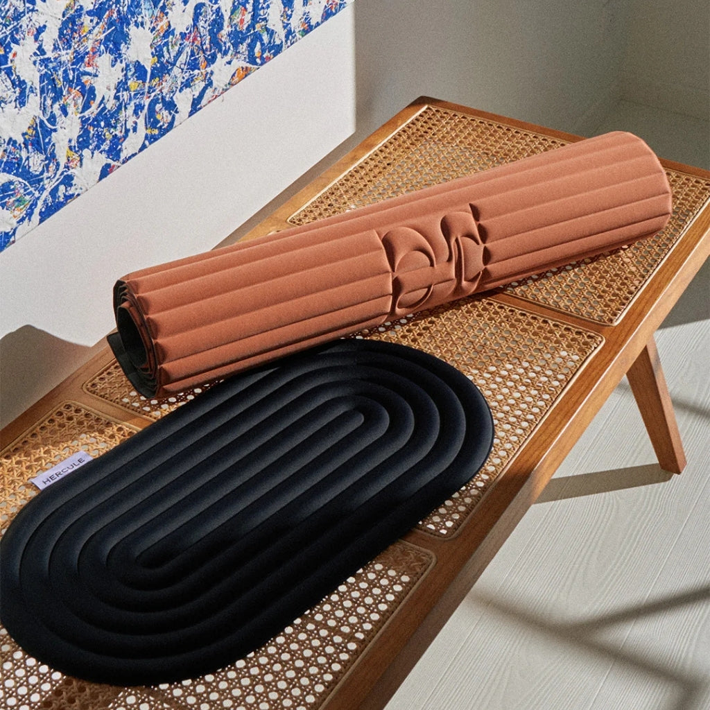 Exercise mat Archy 8 mm - Hercule Studio - terracotta