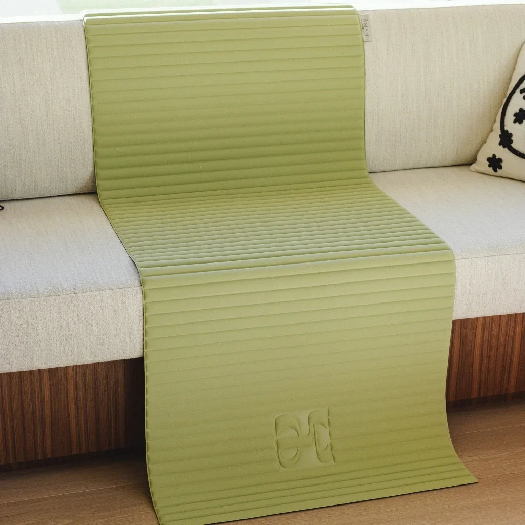 Exercise mat Archy 8 mm - Hercule Studio - pistachio - The Mindfulshop