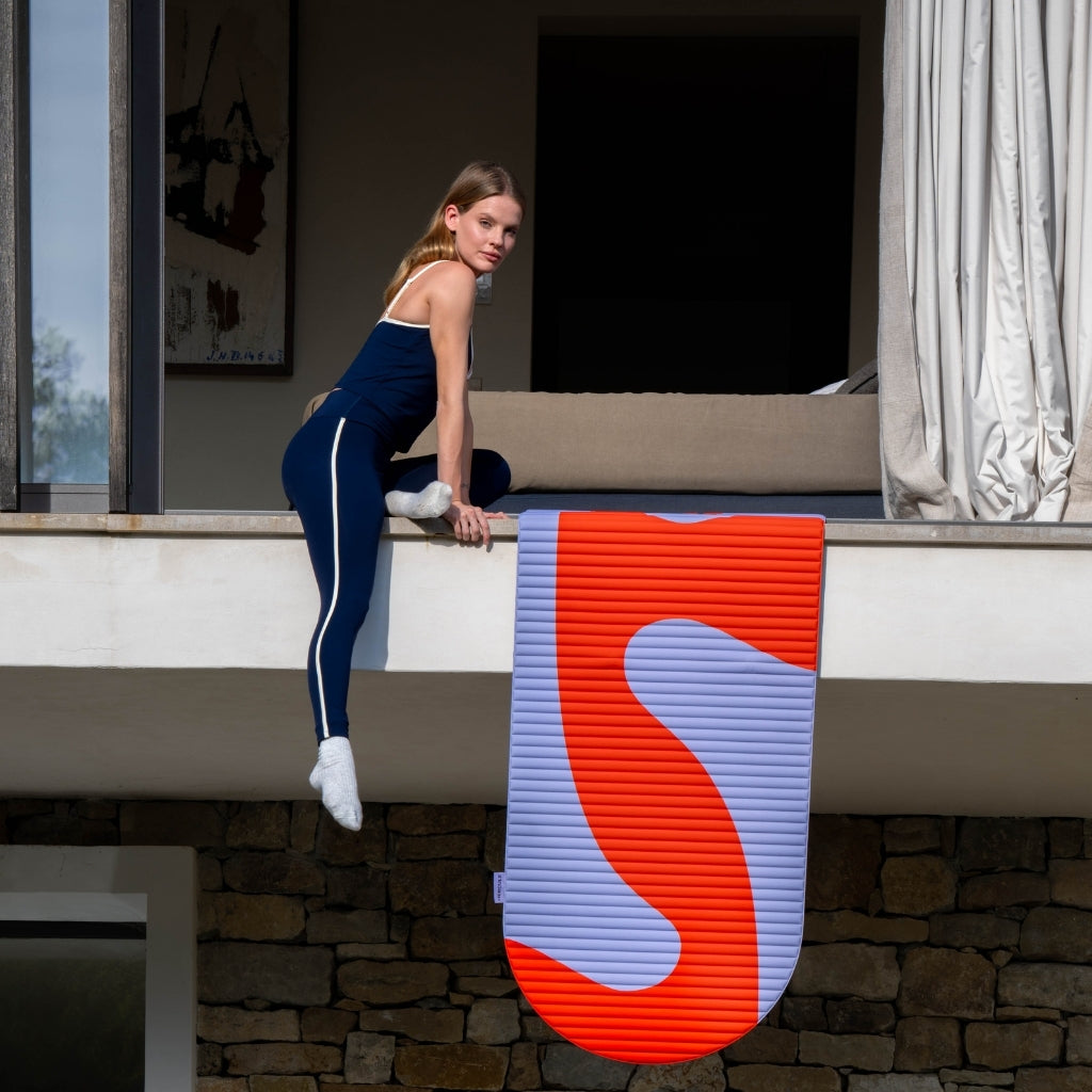 Exercise mat Archy 8 mm - Hercule Studio - axel print