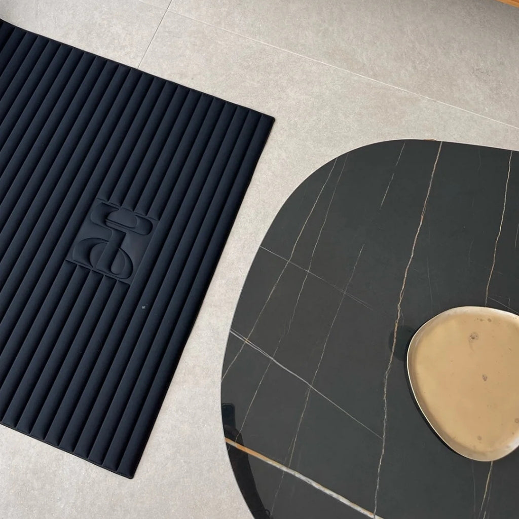 Exercise mat Archy 8 mm - Hercule Studio - midnight black