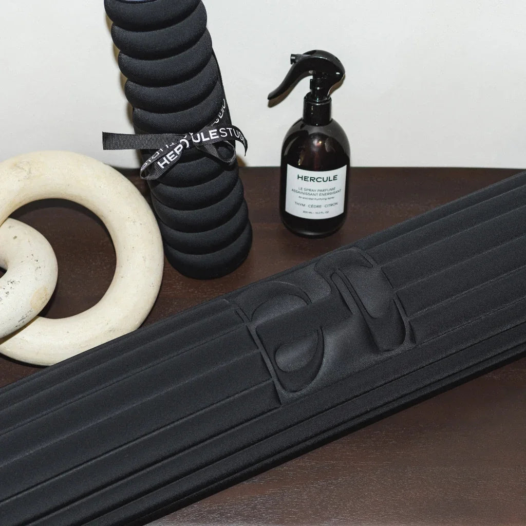 Exercise mat Archy 8 mm - Hercule Studio - midnight black - The Mindfulshop
