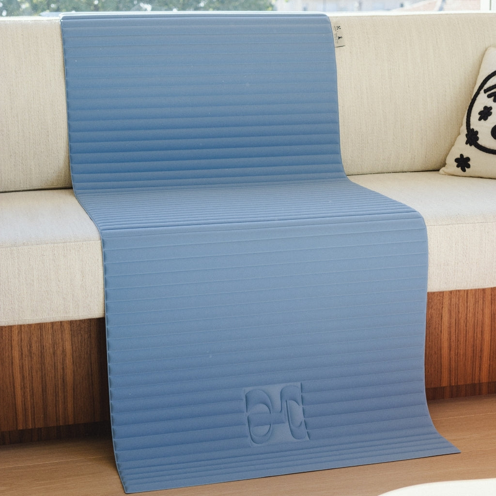 Exercise mat Archy 8 mm - Hercule Studio - blue-jean