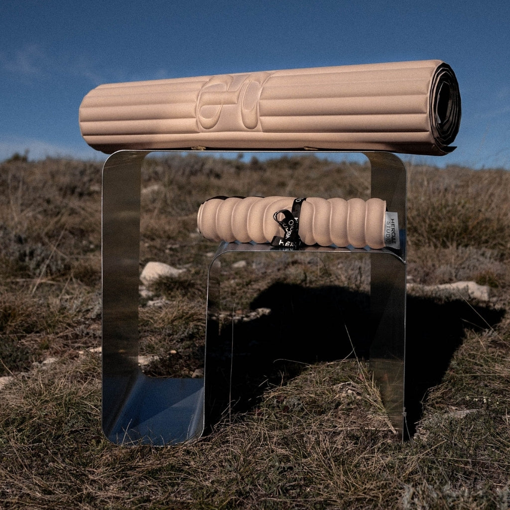 Exercise mat Archy 8 mm - Hercule Studio - dune