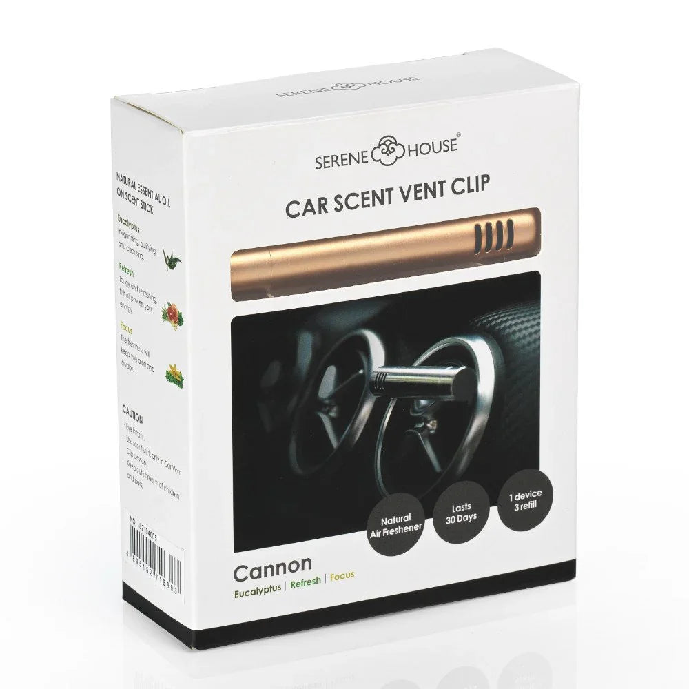 Auto diffuser vent clip - Serene House - rose gold - The Mindfulshop