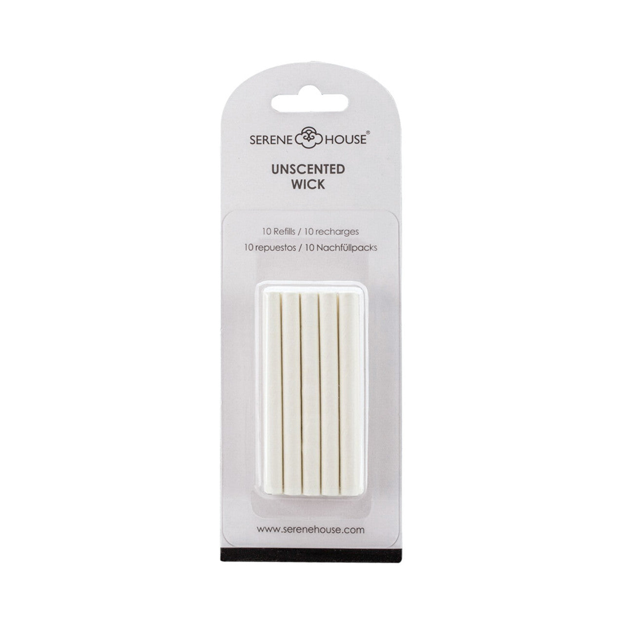 Navulstokjes (10 stuks) voor auto diffuser vent clip - Serene House - wit