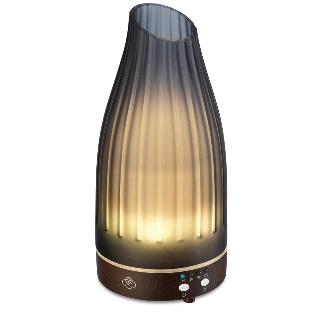 Diffuser ultrasonic twilight glass 90 ml - Serene House - grijs
