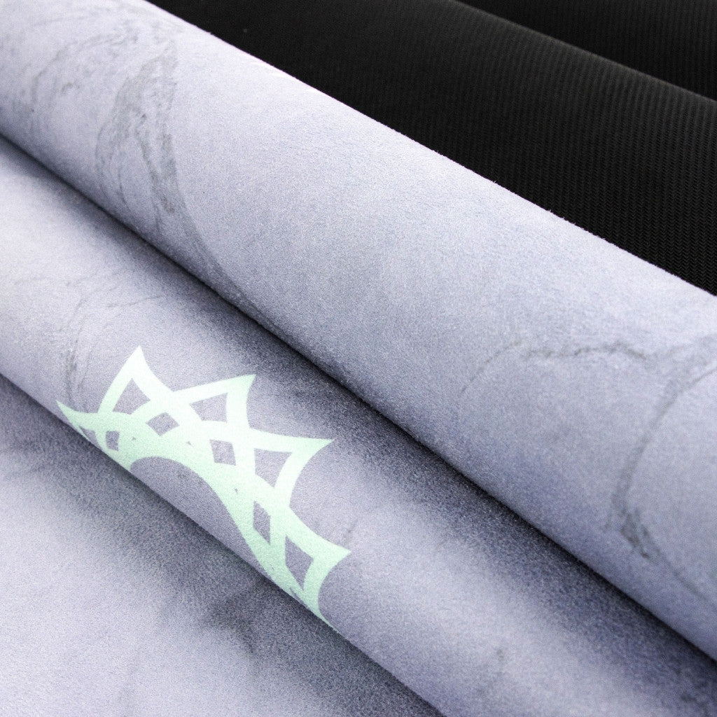 Yogamat deluxe vegan suede 3mm - Myga - grijs