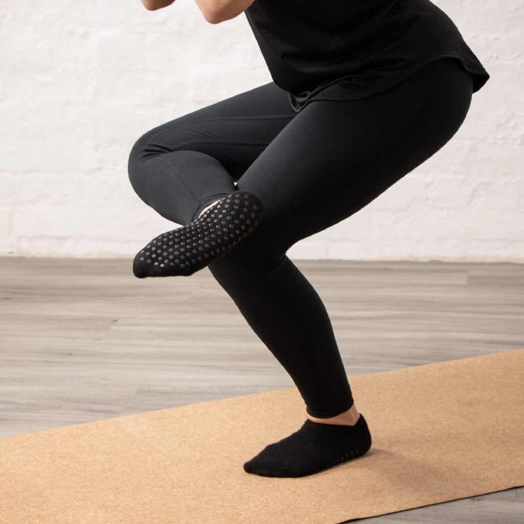 Yogasokken grip - Myga - zwart