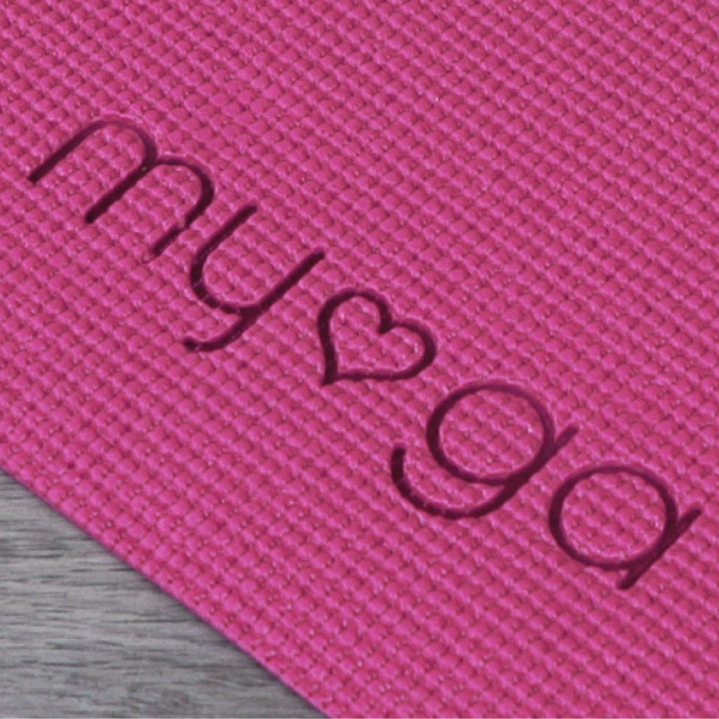 Yogamat basic 4mm - Myga - plum