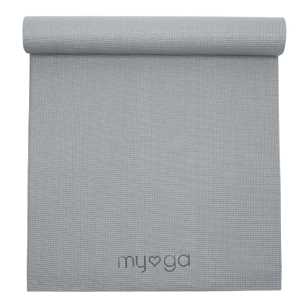 Yogamat basic 4mm - Myga - grijs