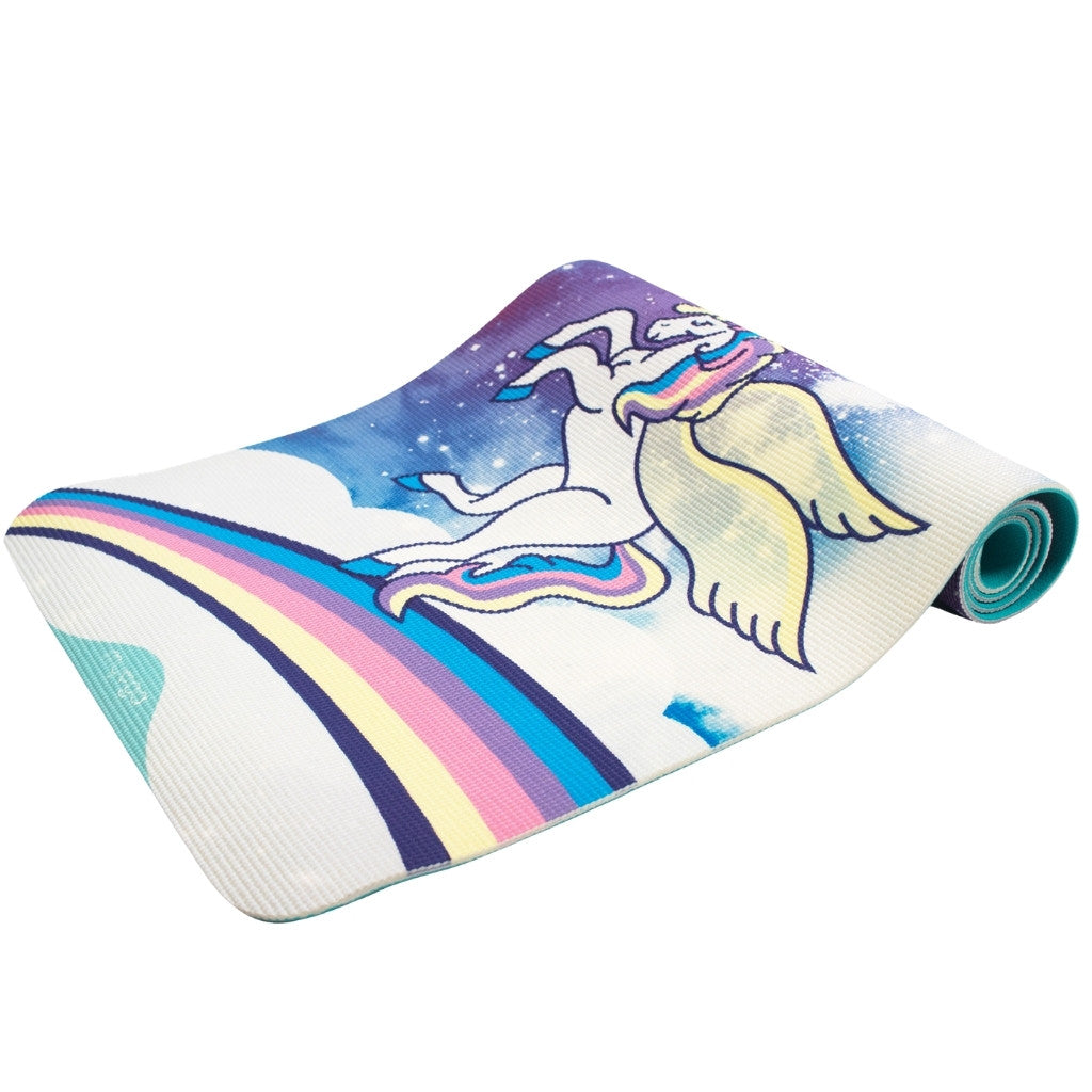 Yogamat voor kinderen dubbelzijdig 6mm - Myga - sweet dreams