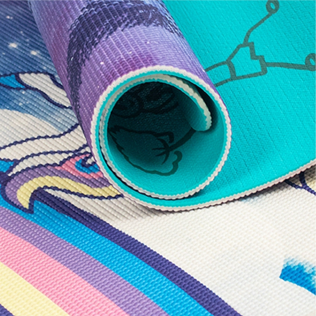 Yogamat voor kinderen dubbelzijdig 6mm - Myga - sweet dreams