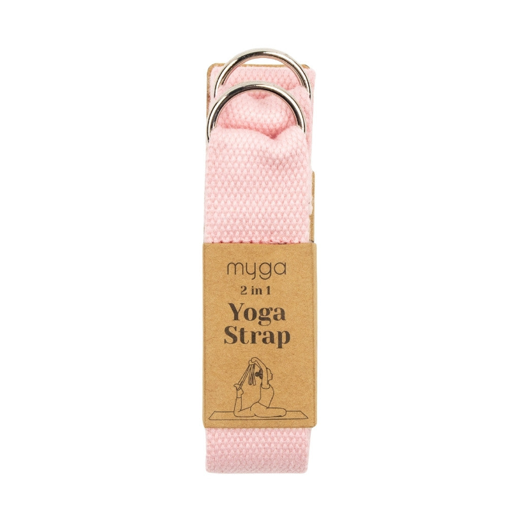 Yogariem en draagriem 2 in 1 - Myga - roze