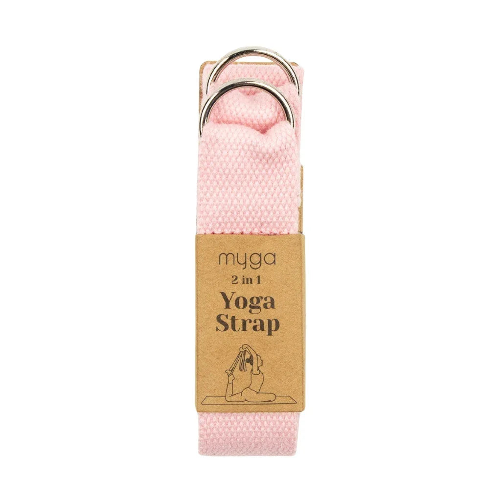 Yogariem en draagriem 2 in 1 - Myga - roze