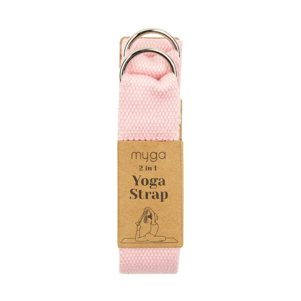 Yogariem en draagriem 2 in 1 - Myga - roze