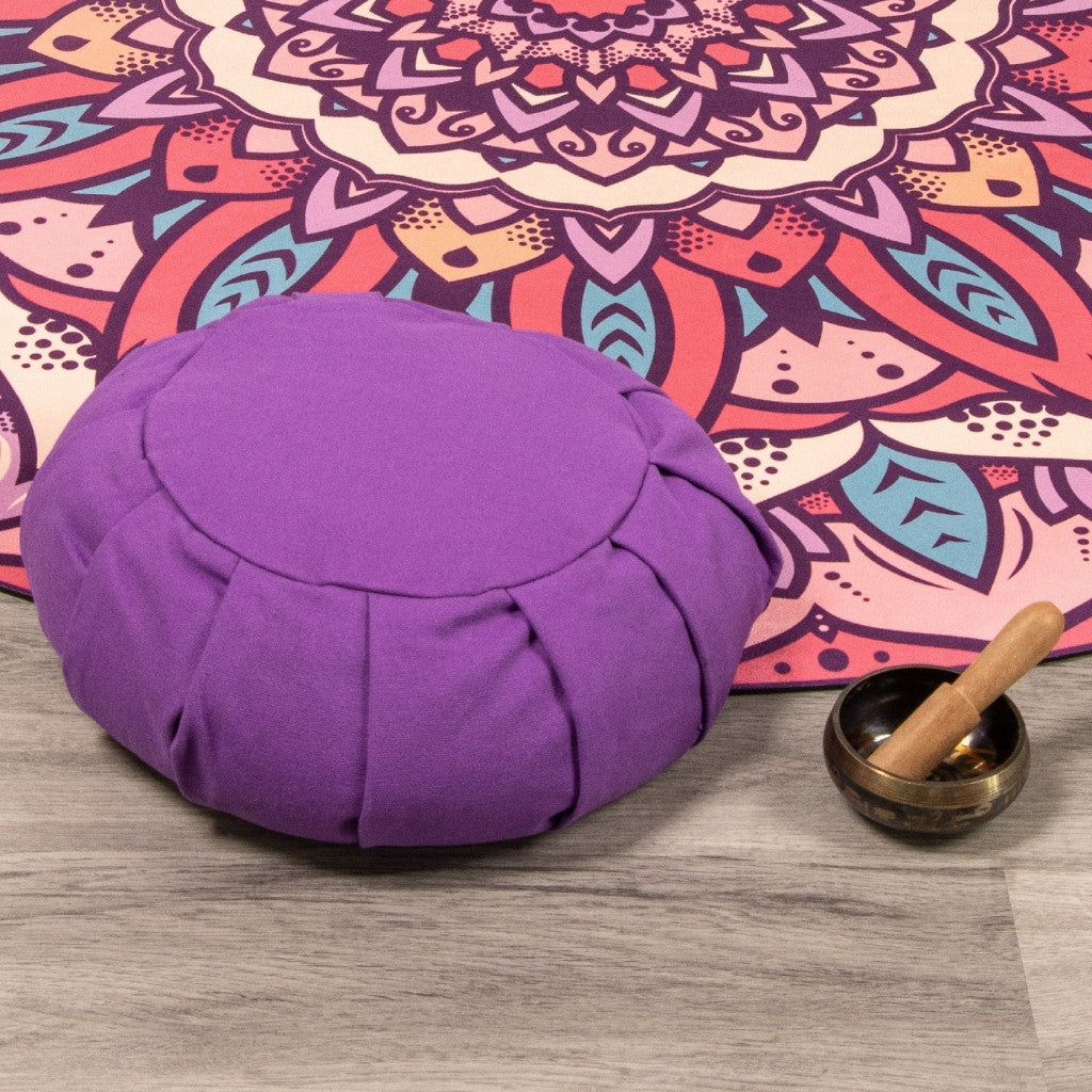 Meditatiekussen zafu - Myga - plum