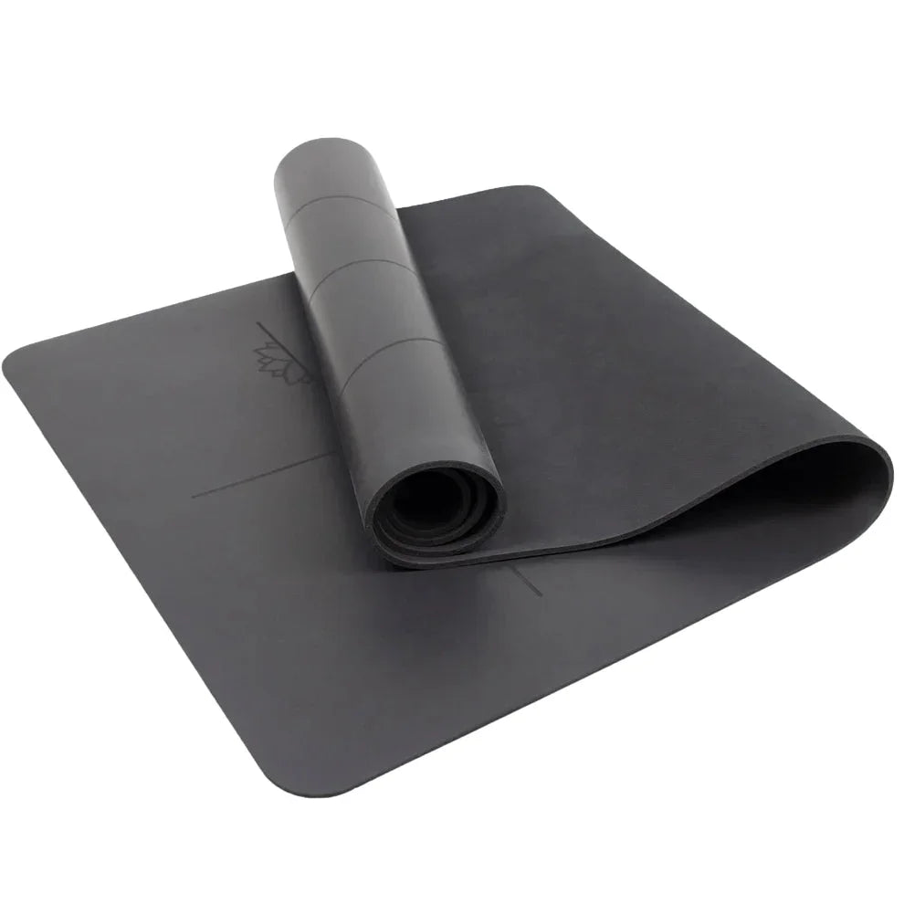Yogamat alignment extra groot 6mm - Myga - zwart