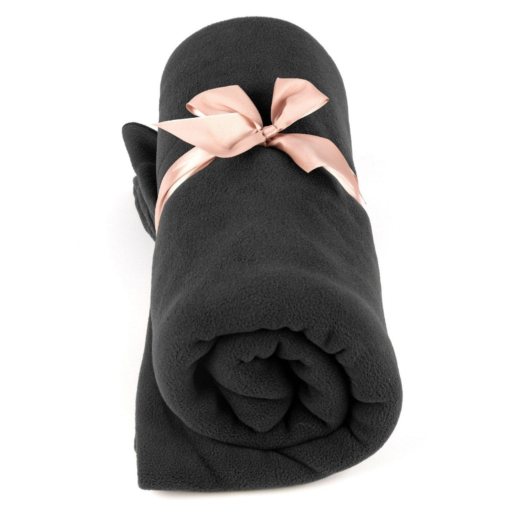 Yogadeken fleece - Myga - zwart