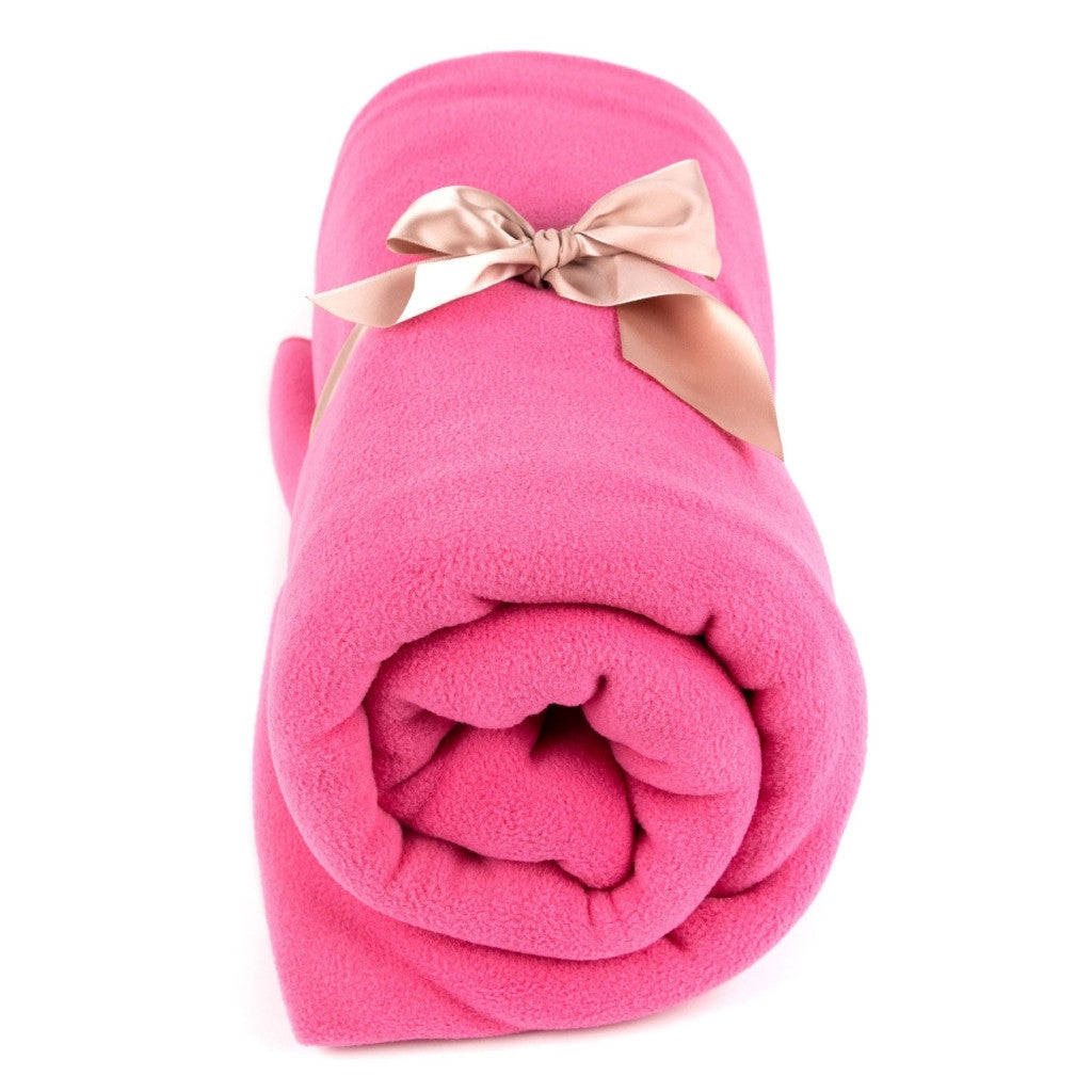 Yogadeken fleece - Myga - roze