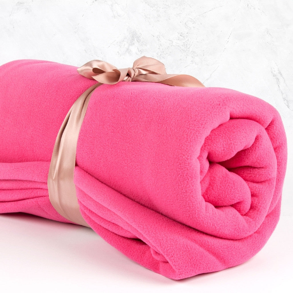 Yogadeken fleece - Myga - roze
