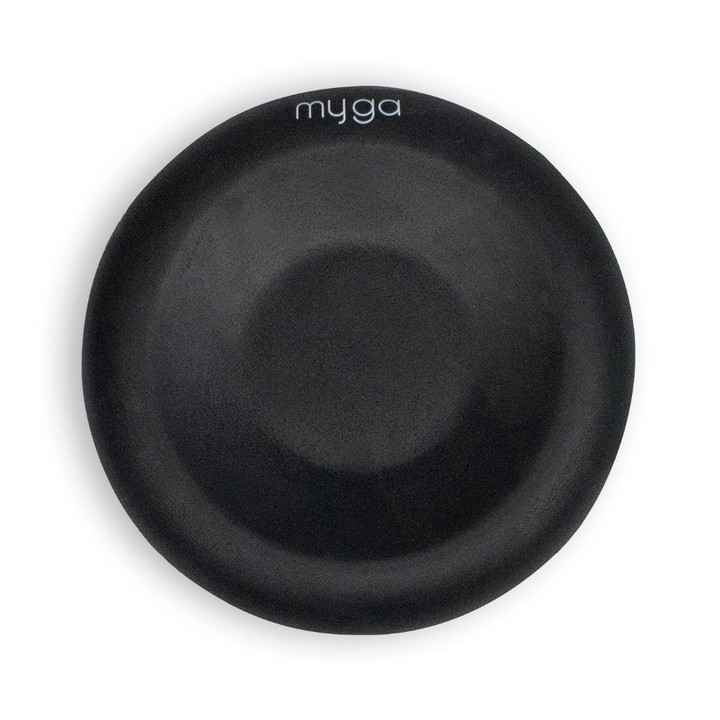 Yoga jelly pad knie, pols en elleboog beschermer - Myga - zwart