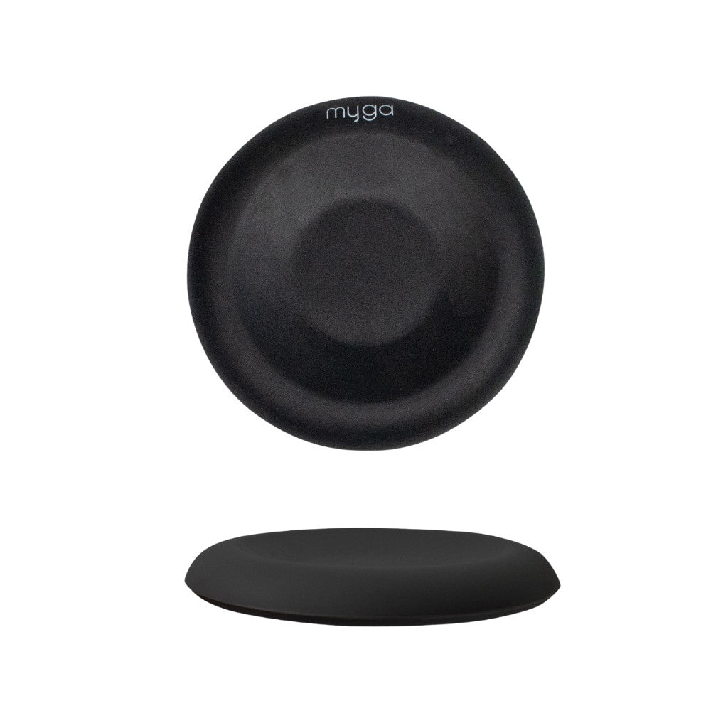 Yoga jelly pad knie, pols en elleboog beschermer - Myga - zwart