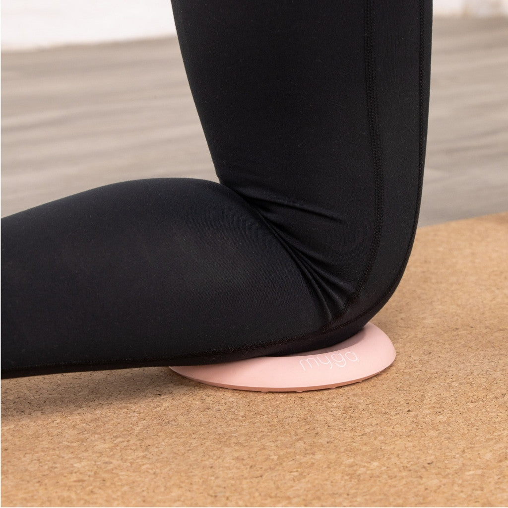 Yoga jelly pad knie, pols en elleboog beschermer - Myga - roze