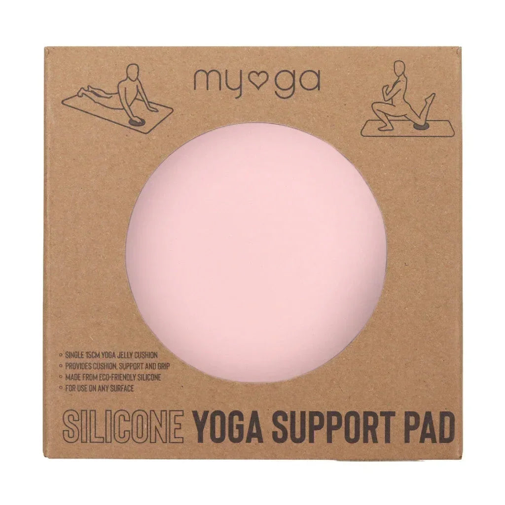 Yoga jelly pad knie, pols en elleboog beschermer - Myga - roze