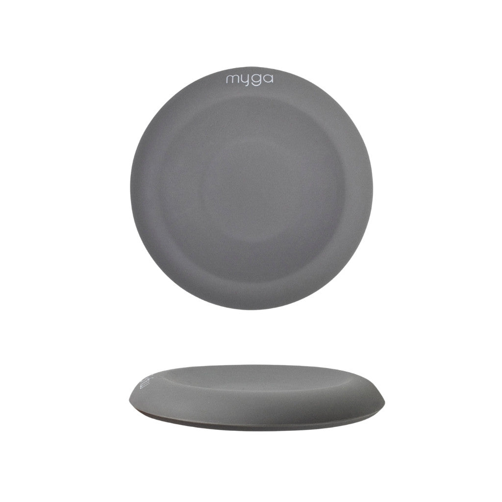 Yoga jelly pad knie, pols en elleboog beschermer - Myga - grijs