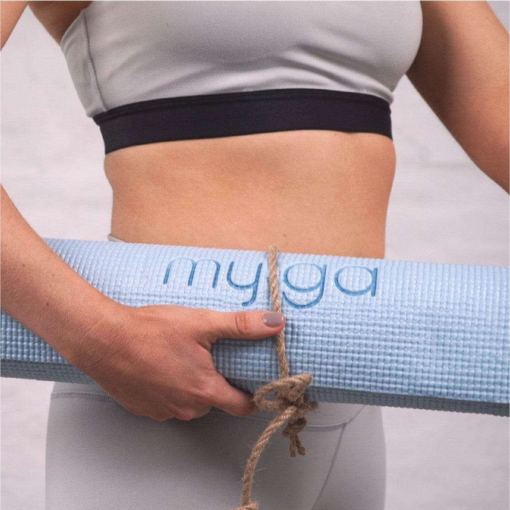 Yogamat basic 4mm - Myga - hemelsblauw