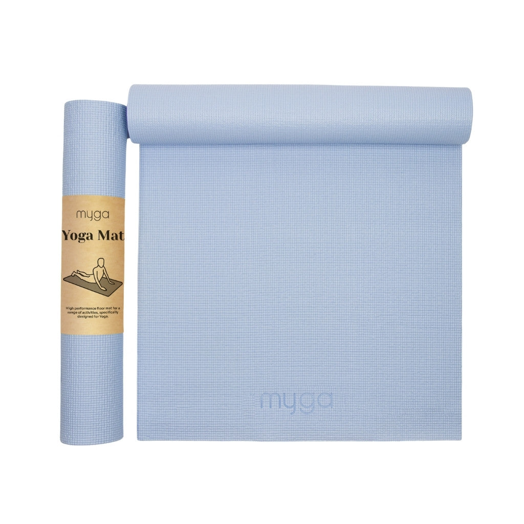 Yogamat basic 4mm - Myga - hemelsblauw