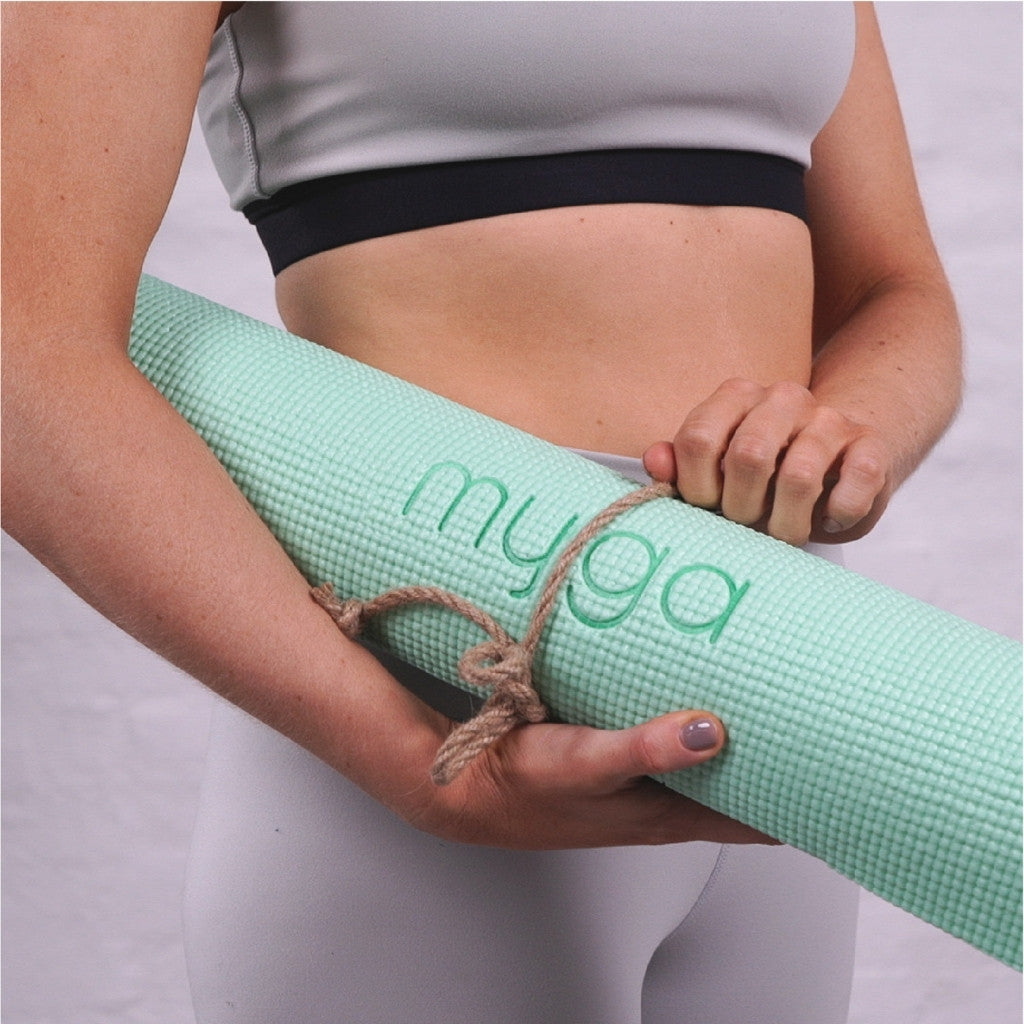 Yogamat basic 4mm - Myga - salie