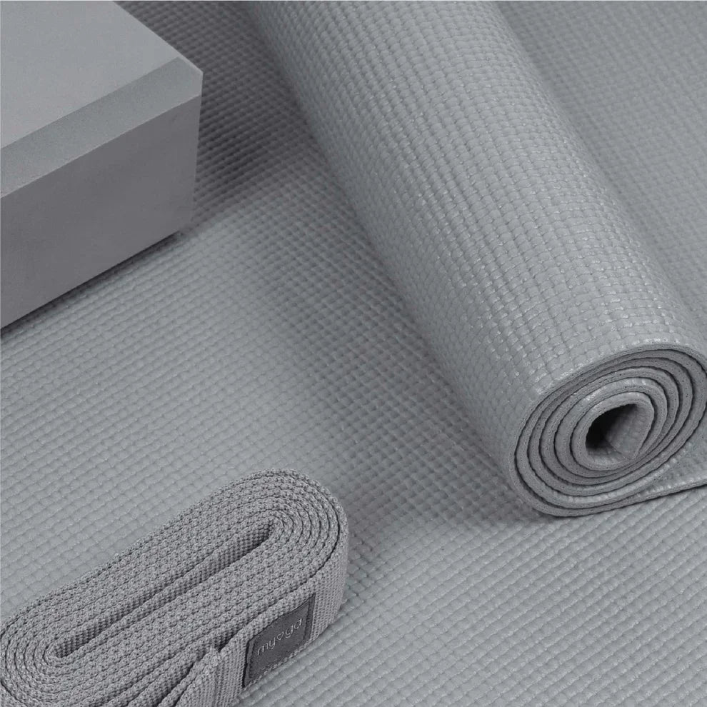 Yoga starterskit - Myga - grijs - The Mindfulshop