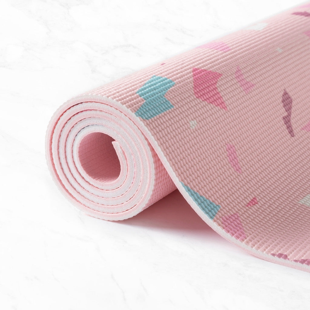 Yoga starterskit terrazzo - Myga - dusty pink