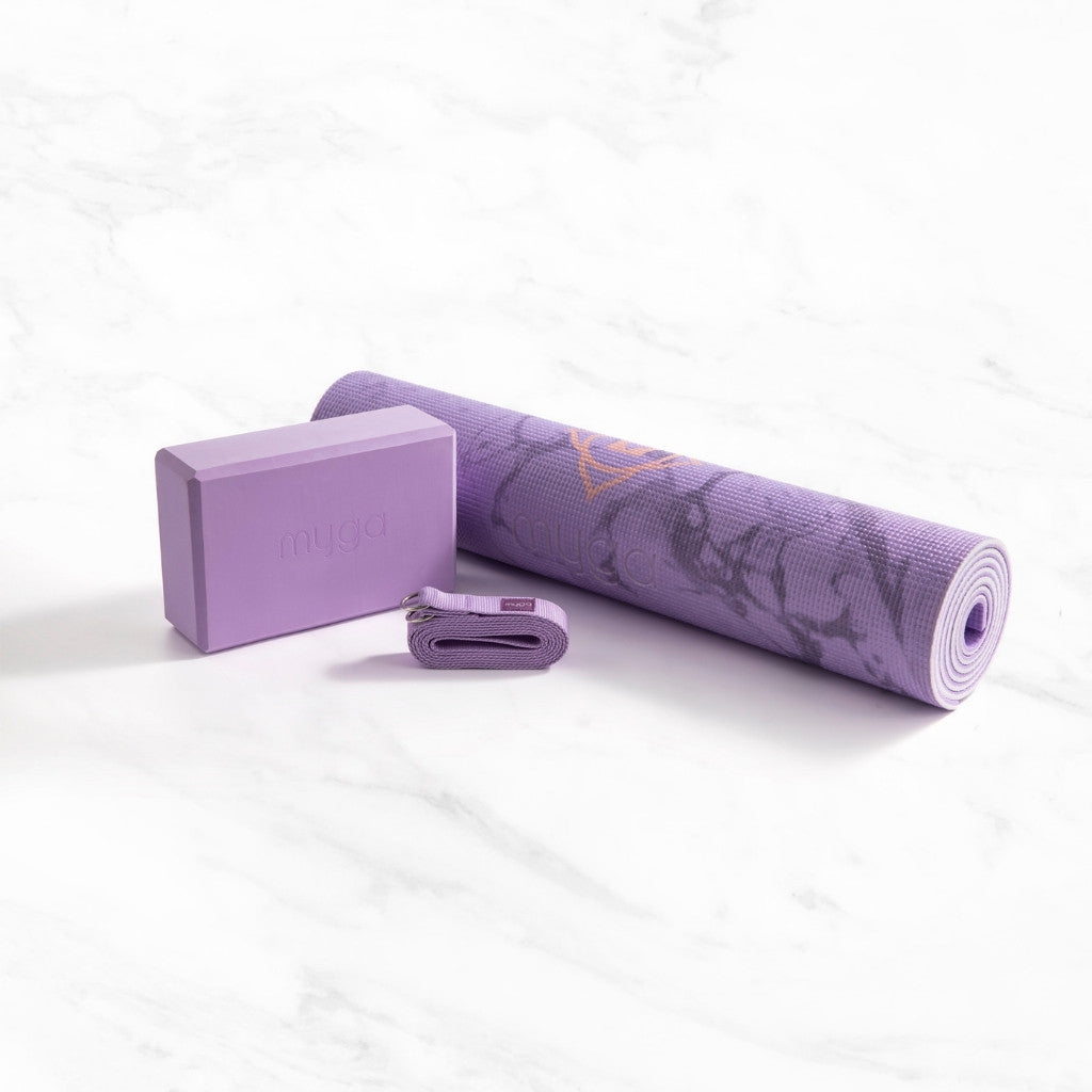 Yoga starterskit chakra - Myga - lila