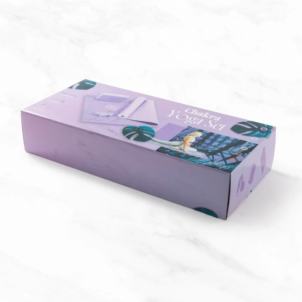 Yoga starterskit chakra - Myga - lila