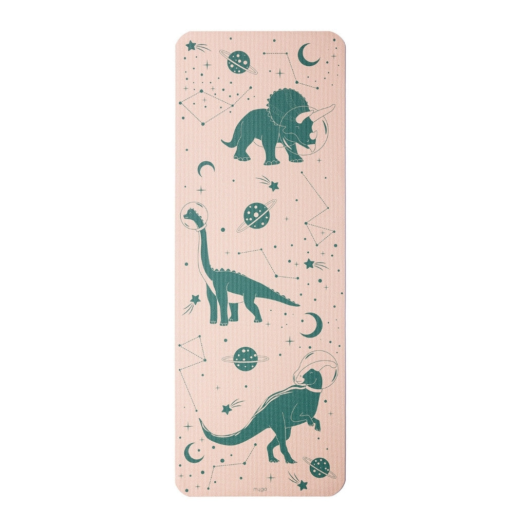 Yogamat voor kinderen 3 mm - Myga - space dino
