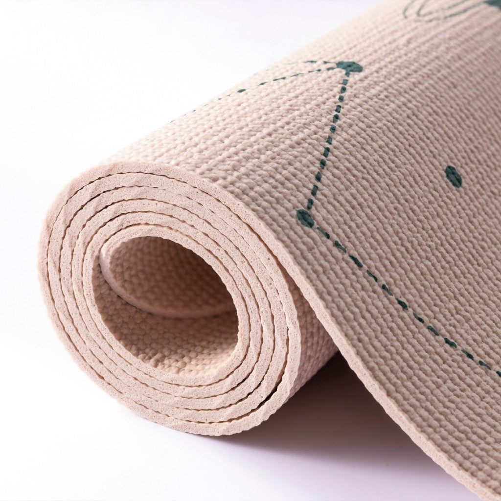 Yogamat voor kinderen 3 mm - Myga - space dino