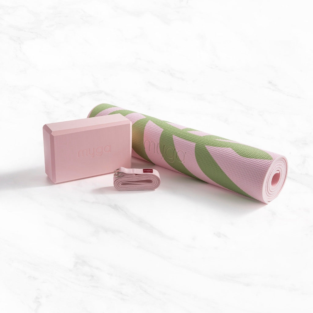 Yoga starterskit blossom - Myga - roze