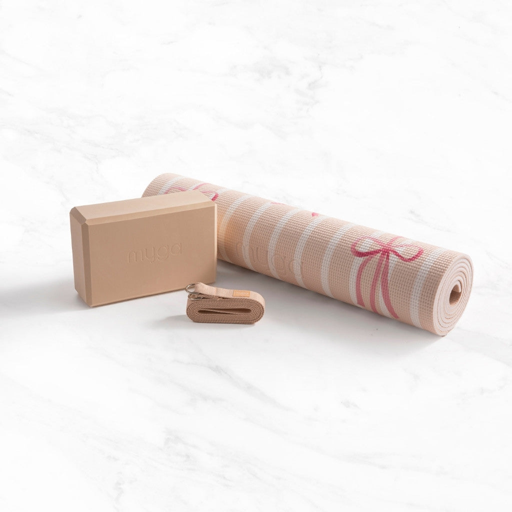 Yoga starterskit bow - Myga - beige