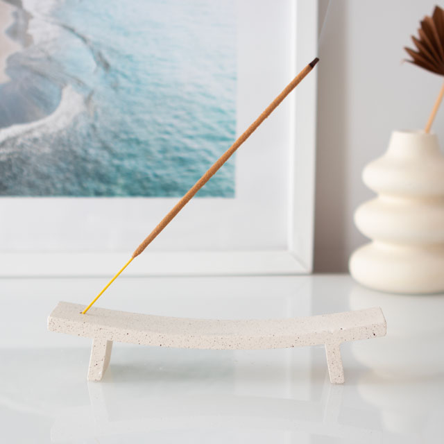Wierookstokhouder modern minimalistisch - wit