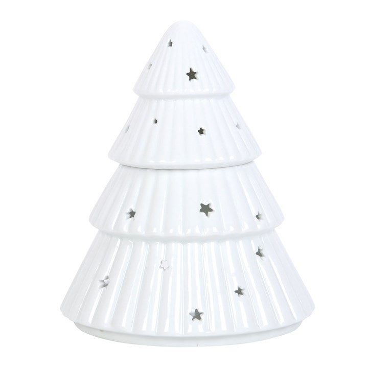 Kerstboom oliebrander - wit