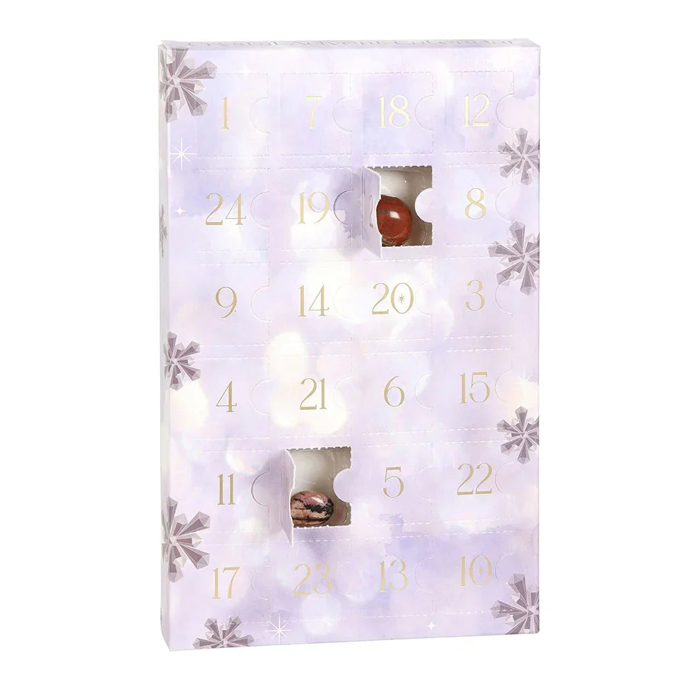 Edelstenen adventskalender - 24 dagen - pastel glow - The Mindfulshop