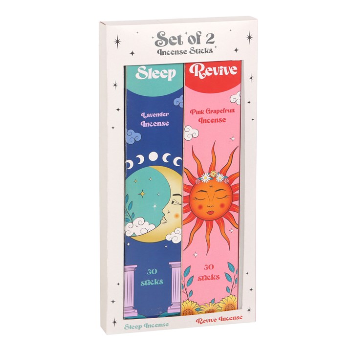 Wierook set sleep en energie - pink grapefruit en lavendel - set van 2