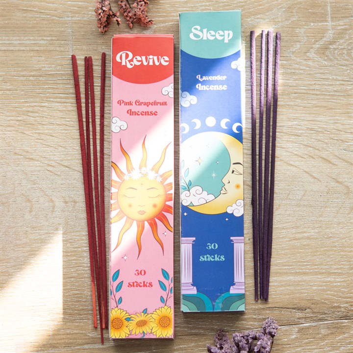 Wierook set sleep en energie - pink grapefruit en lavendel - set van 2